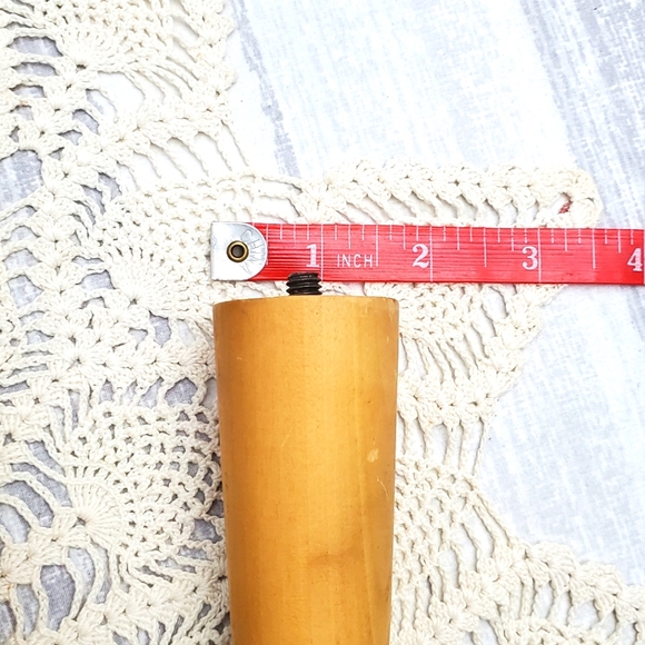 Hardwood Round Tapered Chair Table Stool Leg Set of 4 - Picture 12 of 13